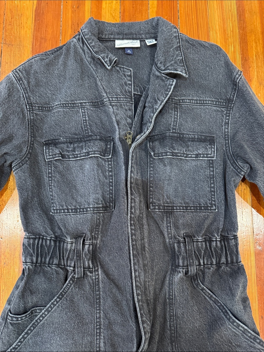 Universal Thread Black Washed Utility Romper